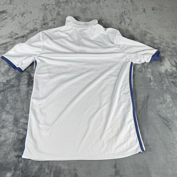 Real Madrid Soccer Jersey Shirt Youth XL White Adidas 2016-17 Home Futbol - Picture 14 of 16